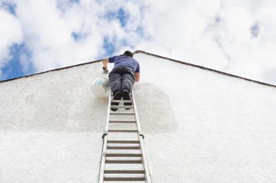 Peinture extérieure au Moutaret — façades et ravalement